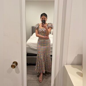 Petersyn Multicolor Checkered Dress